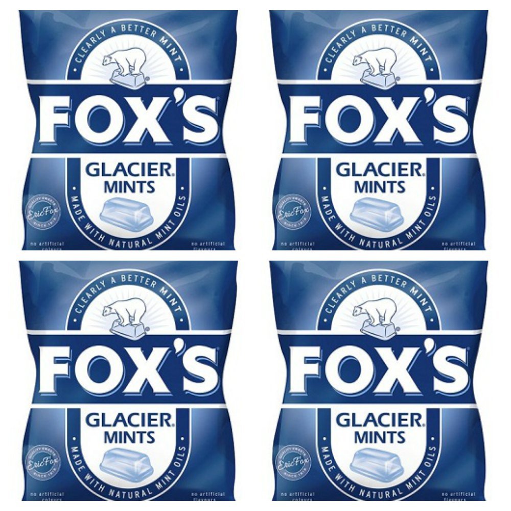 Amazon.com : Bundle of 4 Fox's Glacier Mints 200g Bag Delivers 3-5